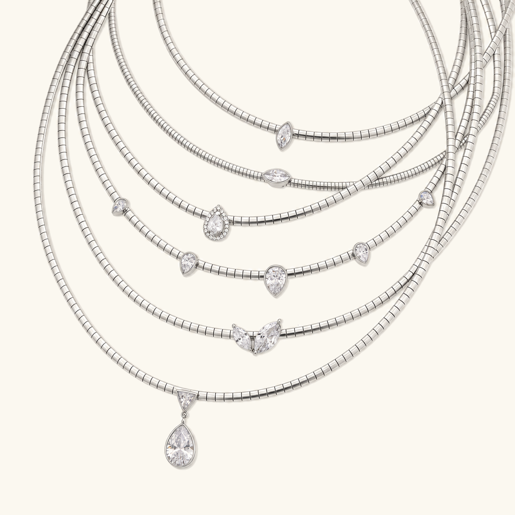Genevieve Diamond Omega Choker Image