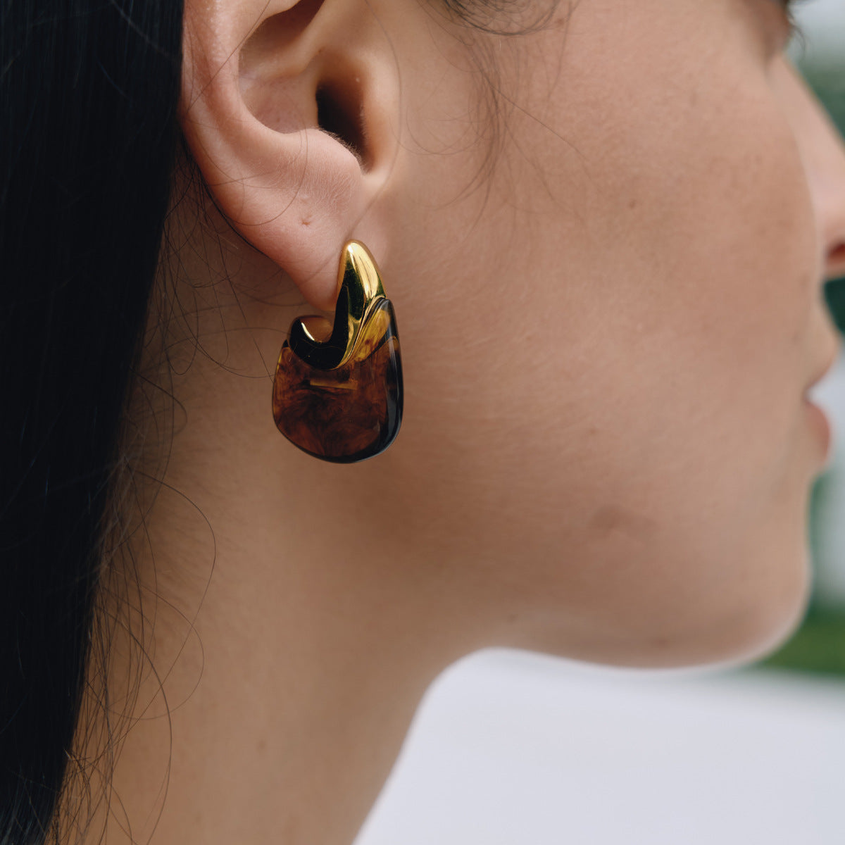 Esme Resin Drop Earrings Image