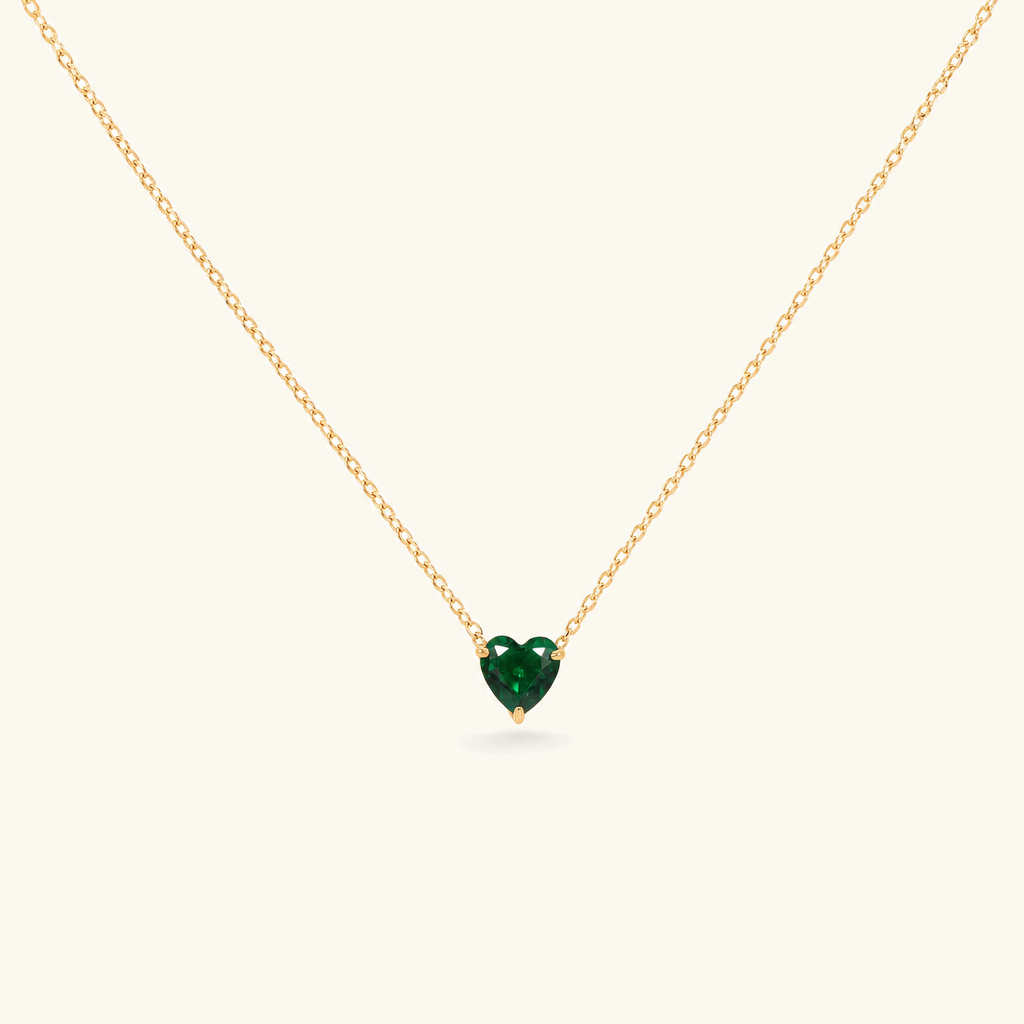 Amorette Birthstone Heart Necklace Image