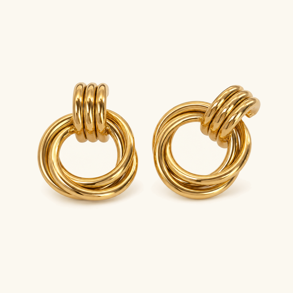 Solene Knot Earrings Image