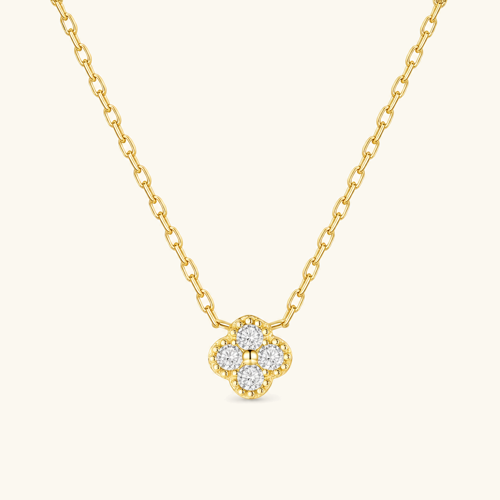 Fleur Diamond Clover Necklace Image