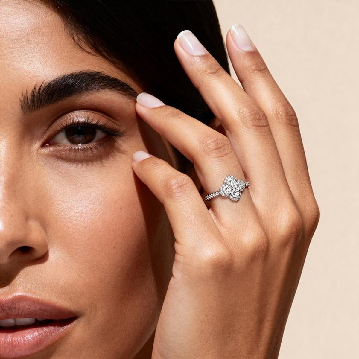 Juliette Clover Diamond Ring Image