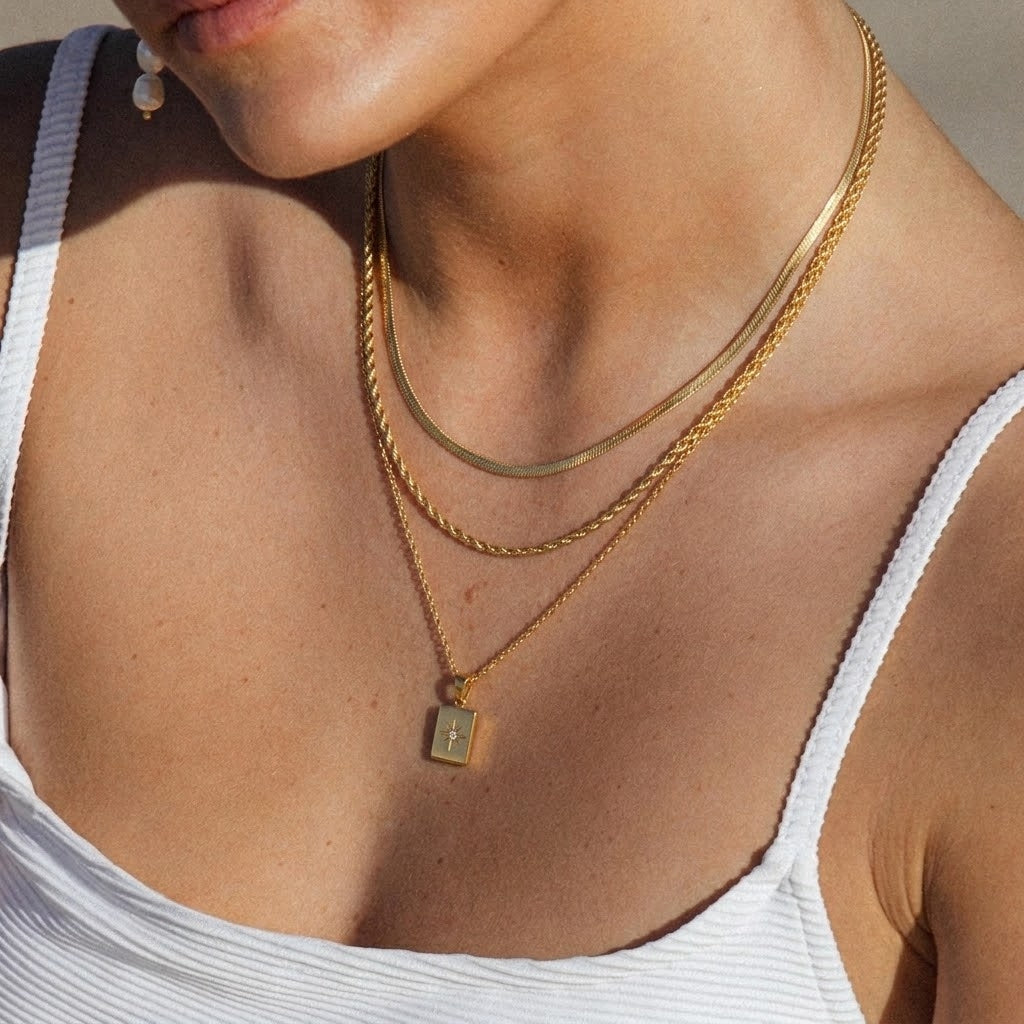 Raphaela Layered Gold Necklace Image