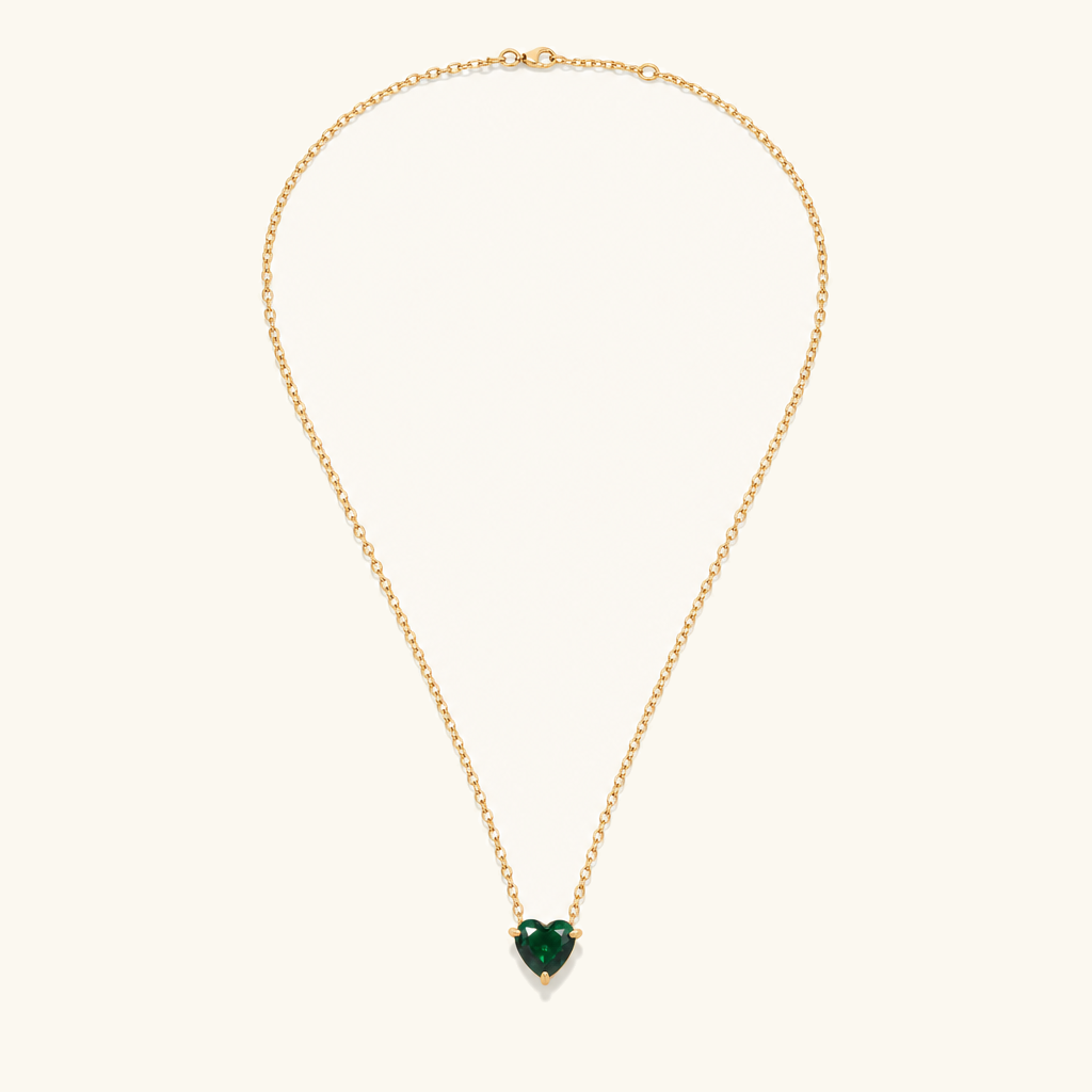Amorette Birthstone Heart Necklace Image