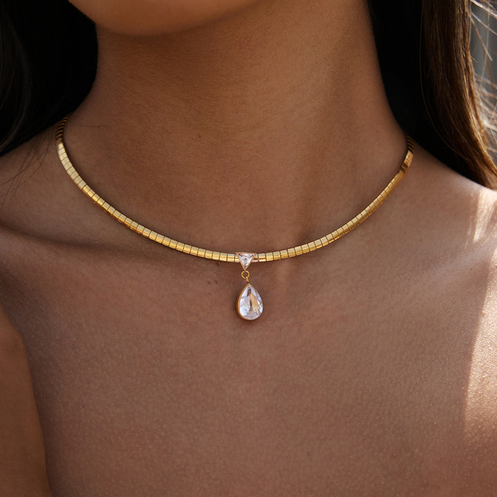 Genevieve Diamond Omega Choker