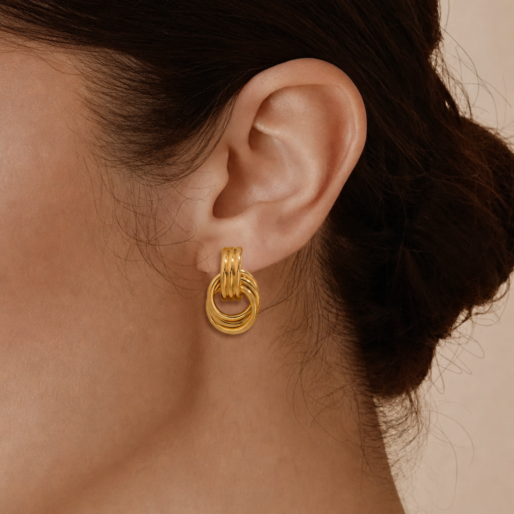 Solene Knot Earrings Image