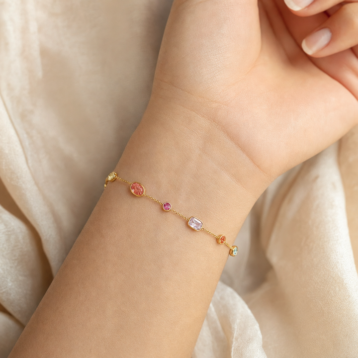 Verena Rosé Gemstone Bracelet