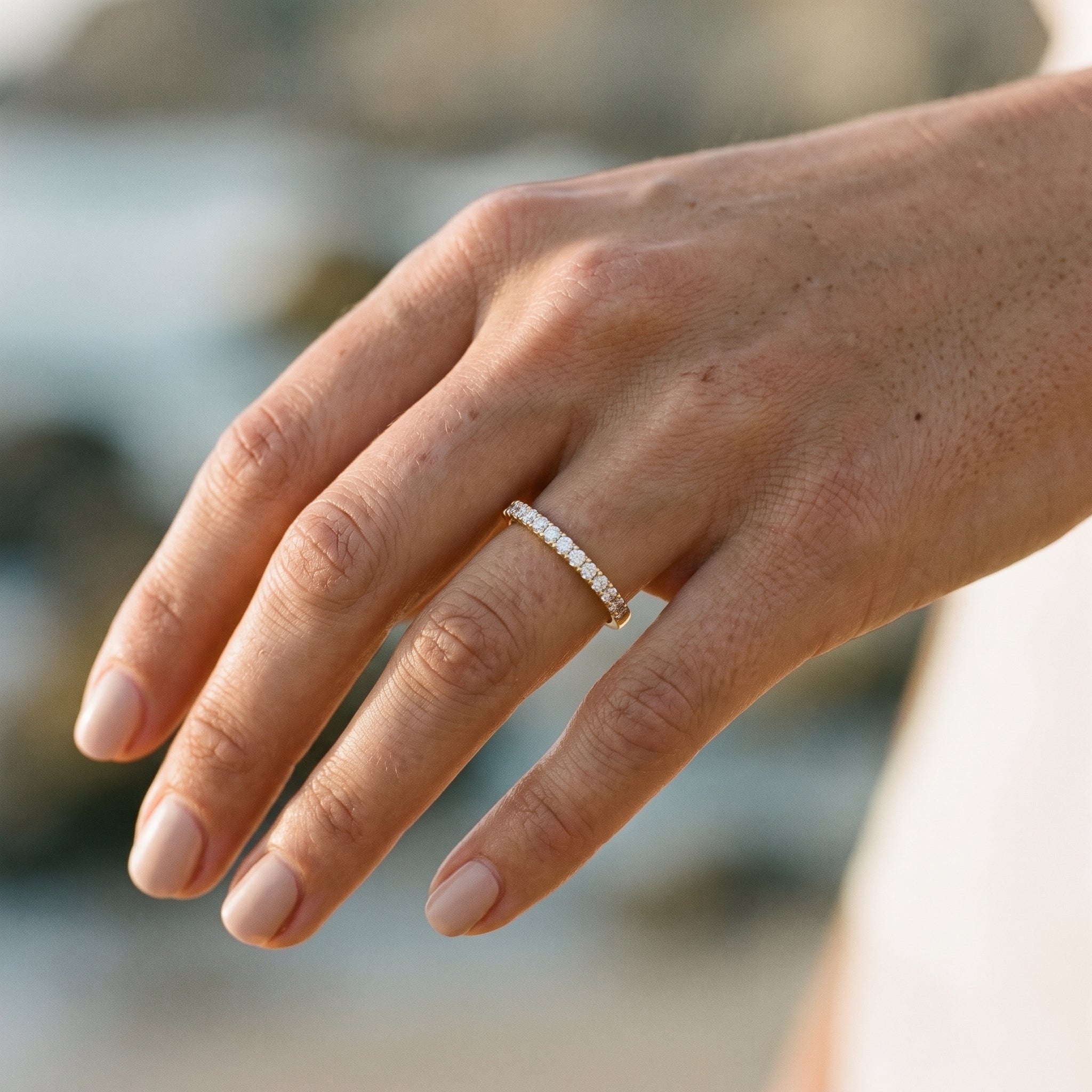 Philippa Pavé Stacking Band Image