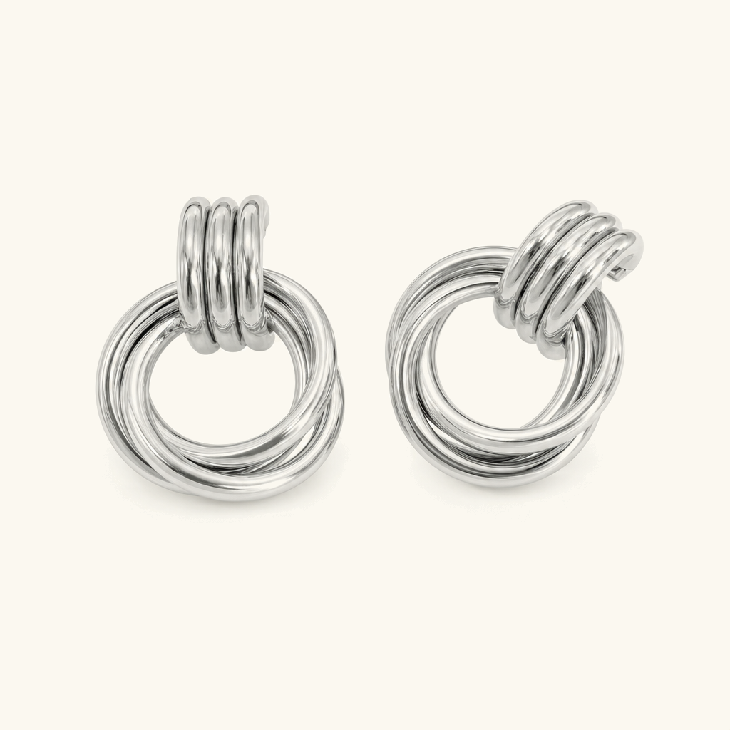 Solene Knot Earrings Image