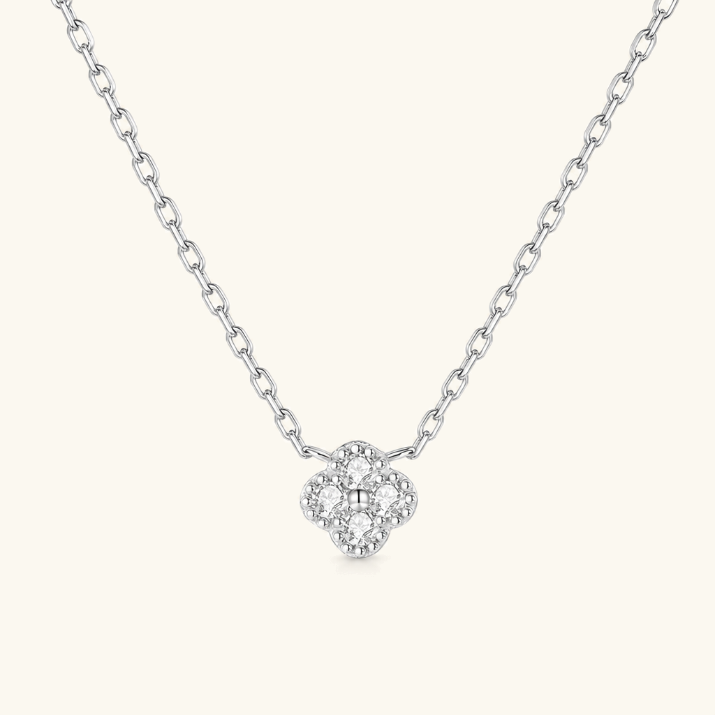 Fleur Diamond Clover Necklace Image