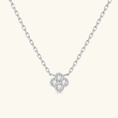 Fleur Diamond Clover Necklace
