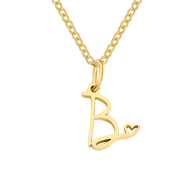 Sienna Initial Letter Necklace Image