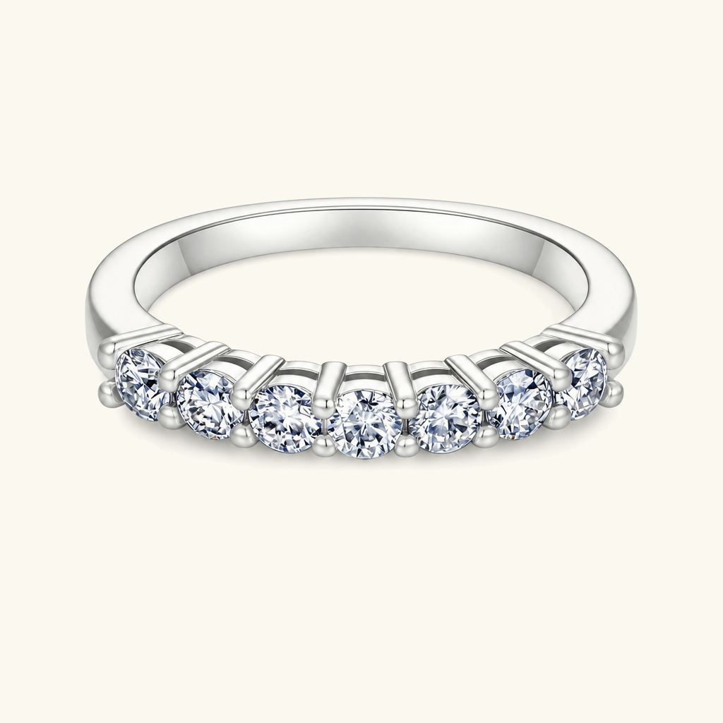 Octavia Three-Stone Diamond Ring Set Image