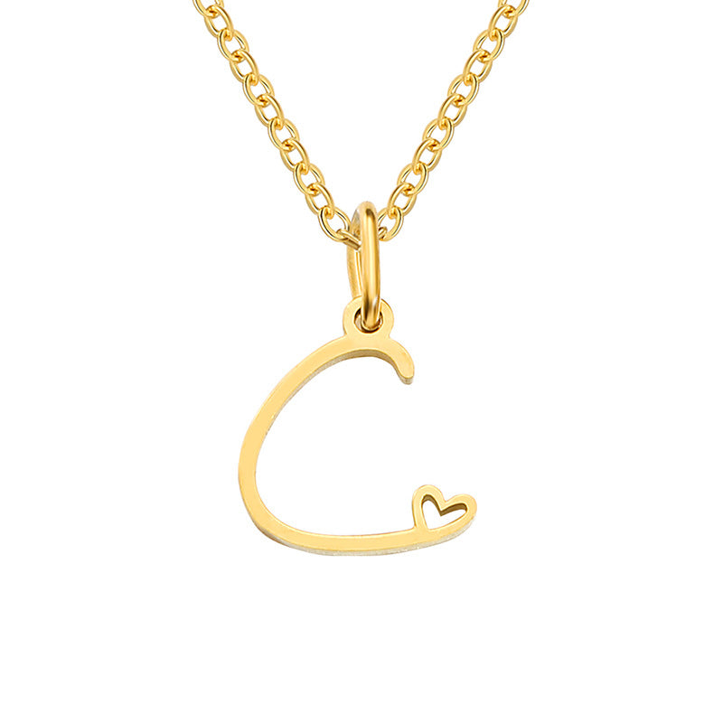 Sienna Initial Letter Necklace Image