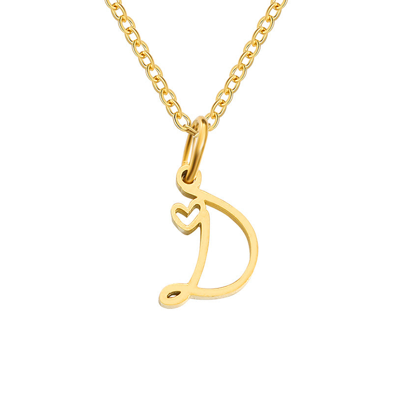 Sienna Initial Letter Necklace Image