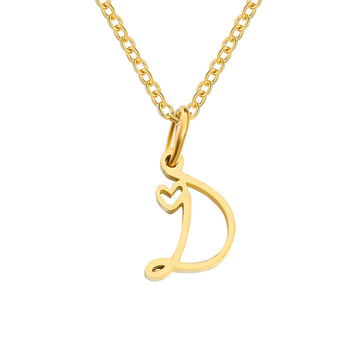 Sienna Initial Letter Necklace