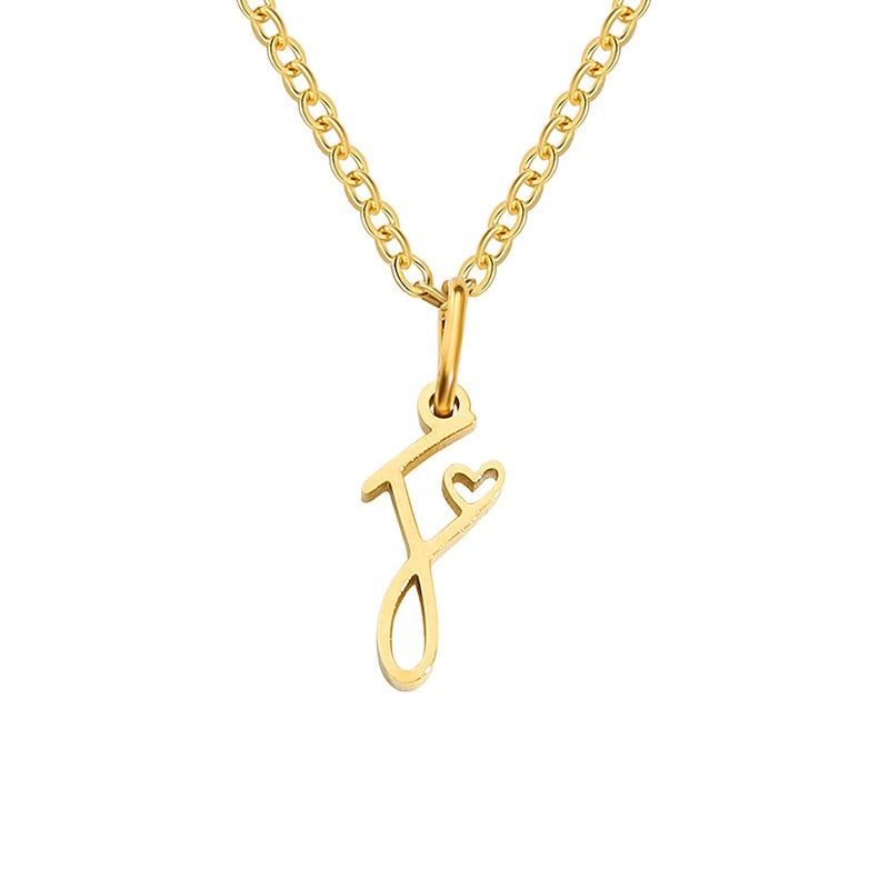 Sienna Initial Letter Necklace Image