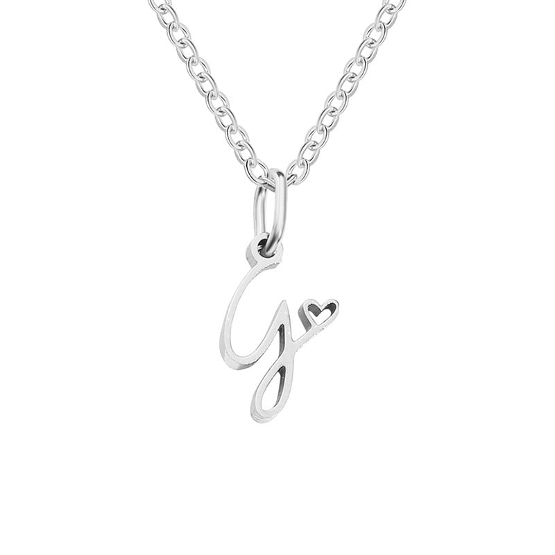 Sienna Initial Letter Necklace Image