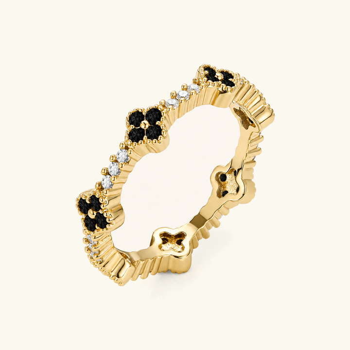 Fern Clover Eternity Ring