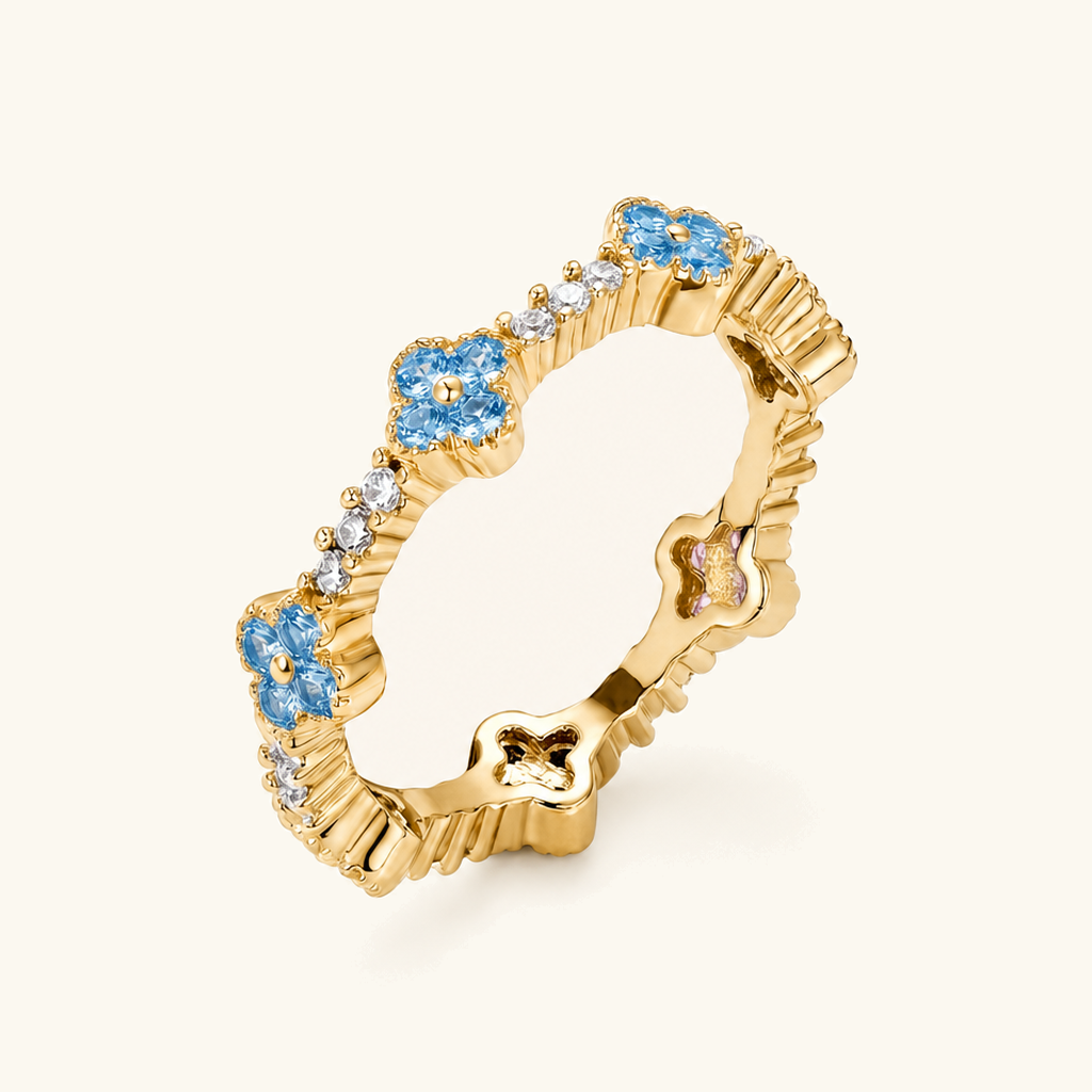 Fern Clover Eternity Ring Image