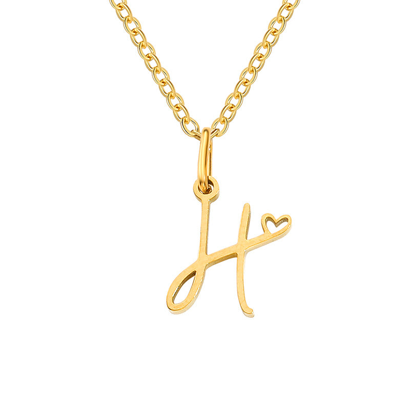 Sienna Initial Letter Necklace Image
