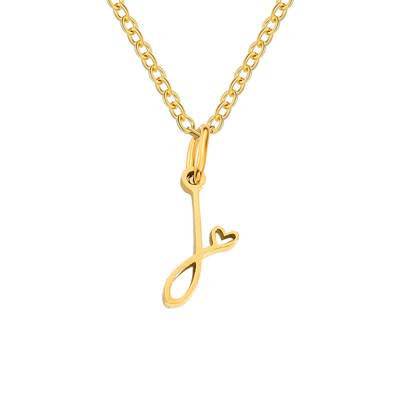 Sienna Initial Letter Necklace Image