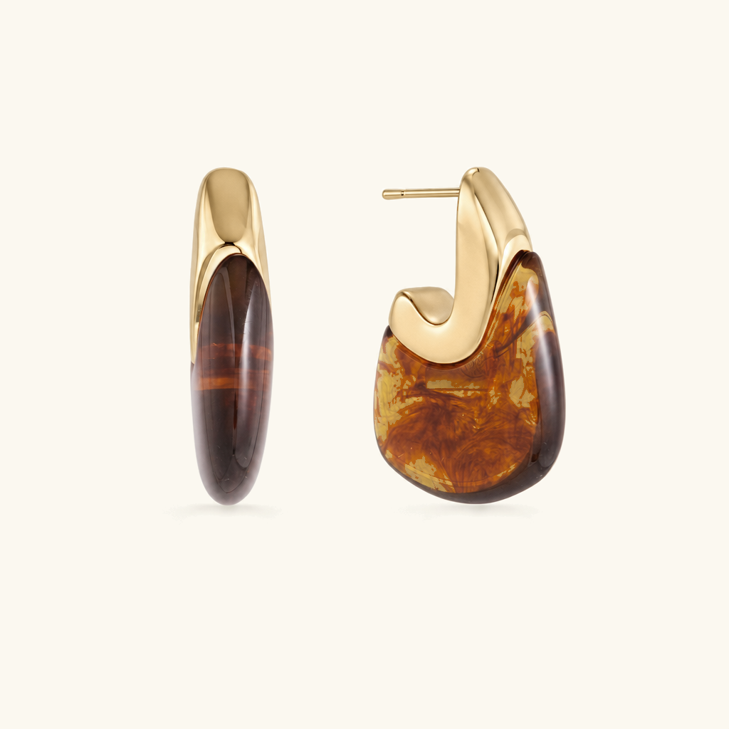 Esme Resin Drop Earrings Image