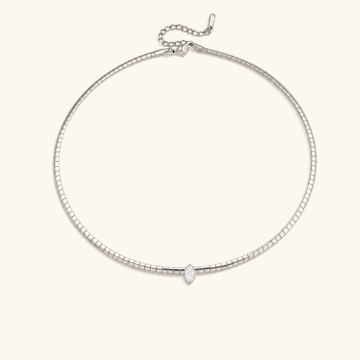 Genevieve Diamond Omega Choker