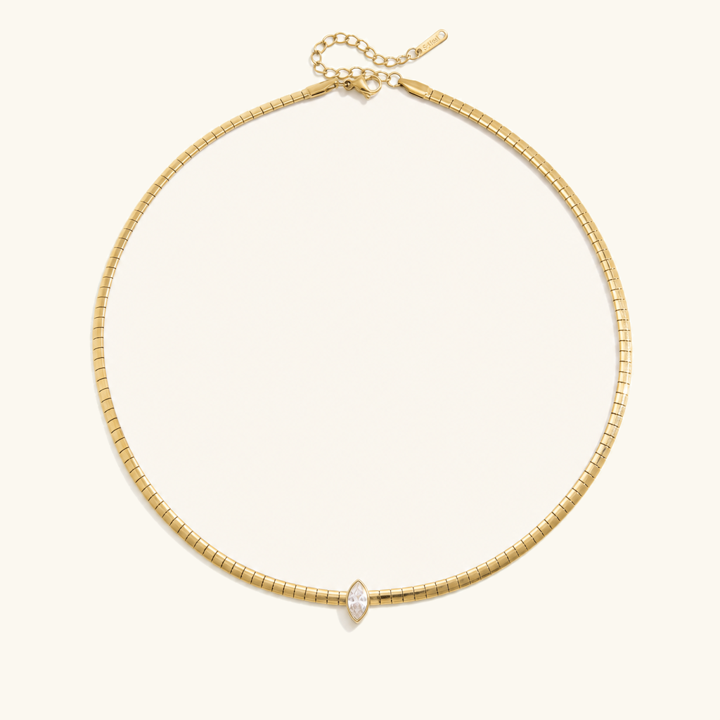 Genevieve Diamond Omega Choker Image