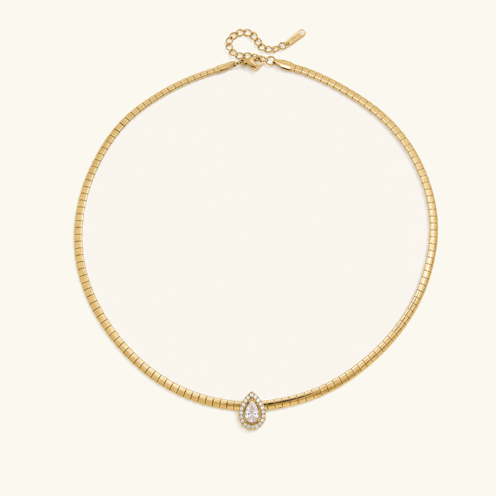 Genevieve Diamond Omega Choker