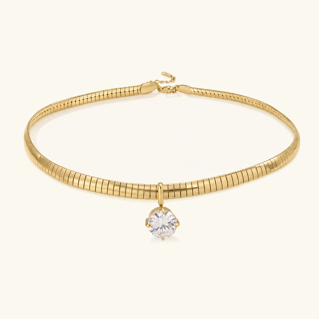 Genevieve Diamond Omega Choker Image