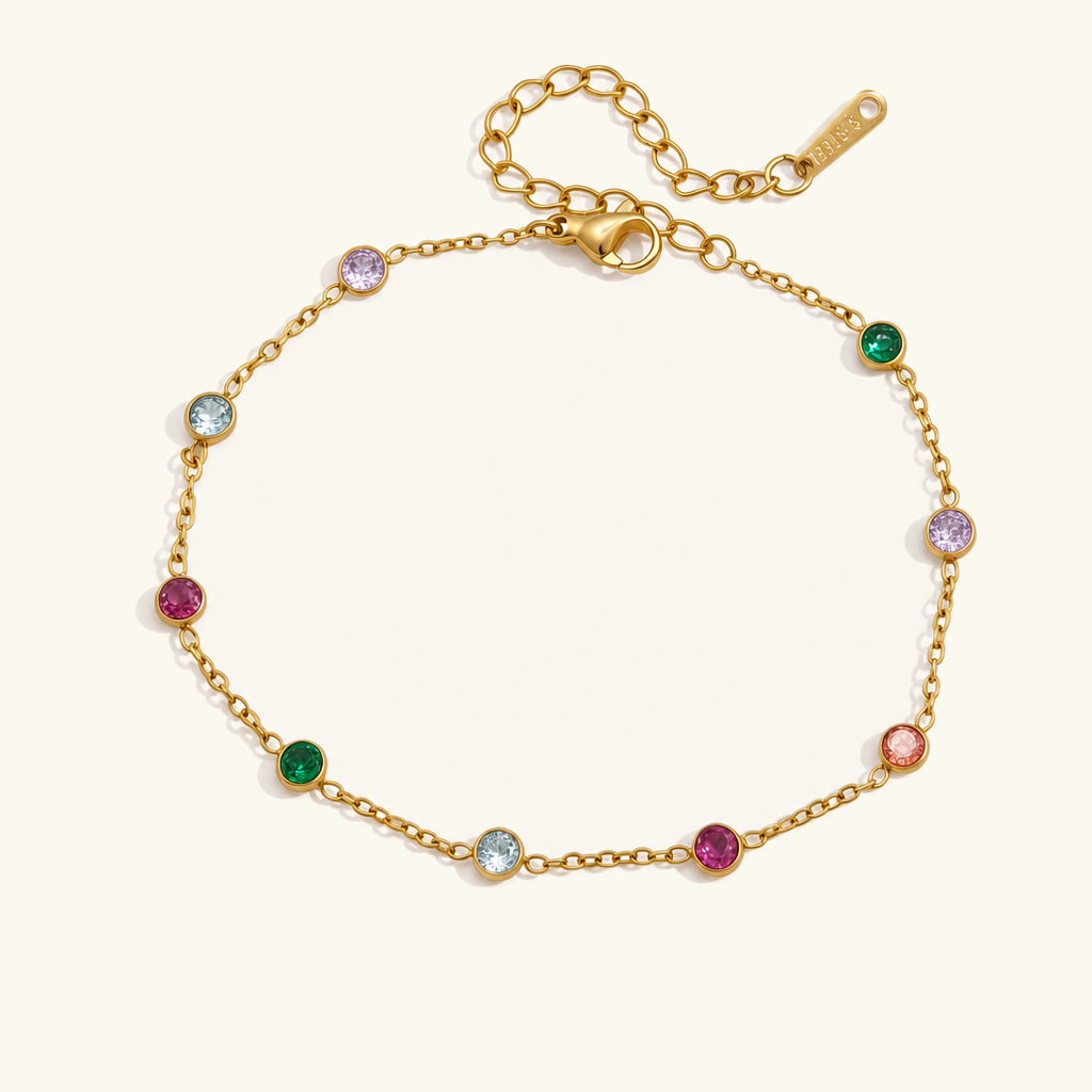 Isadora Dainty Gemstone Bracelet Image