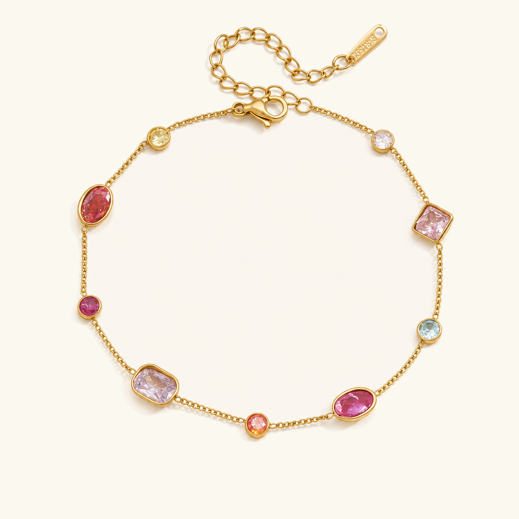 Verena Rosé Gemstone Bracelet Image