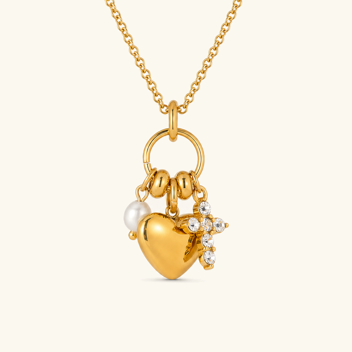 Ottilie Heart Charm Necklace