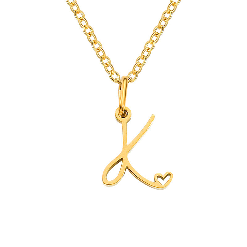 Sienna Initial Letter Necklace Image