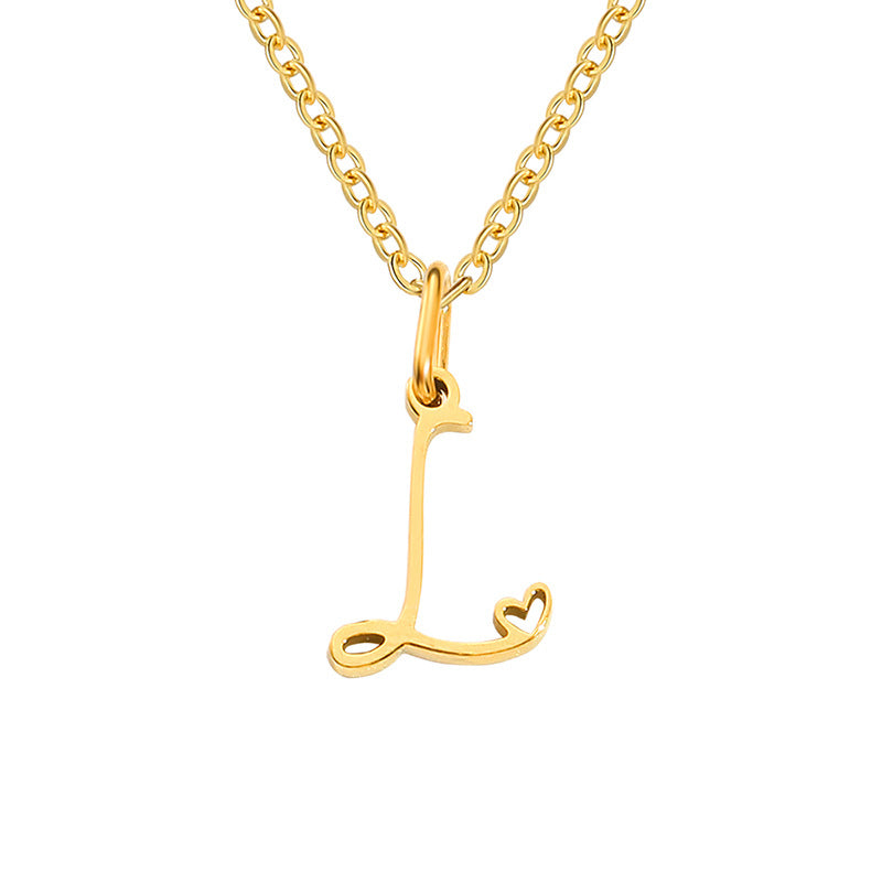 Sienna Initial Letter Necklace Image