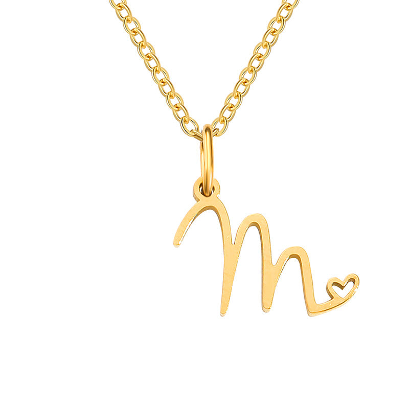 Sienna Initial Letter Necklace Image