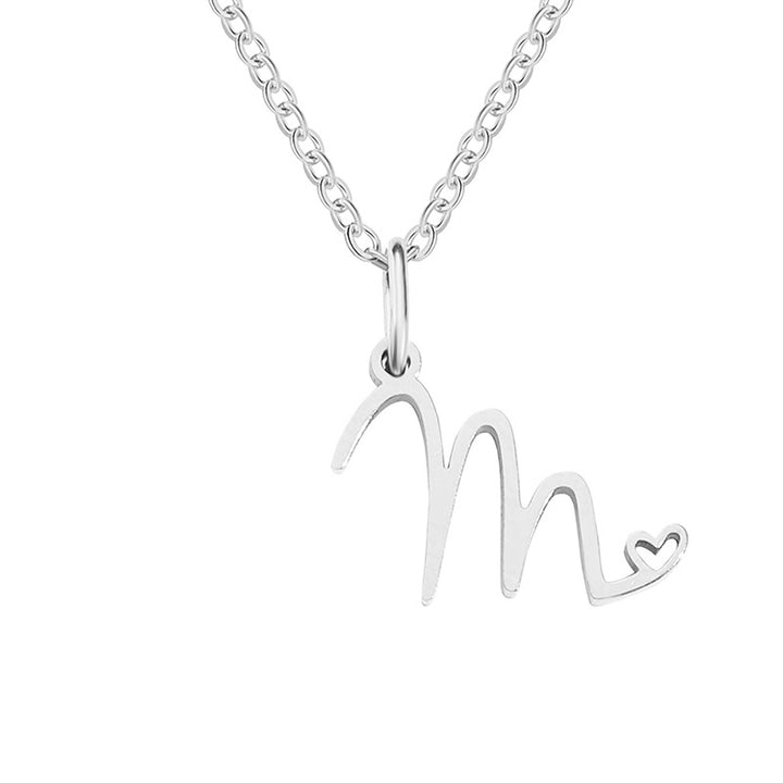 Sienna Initial Letter Necklace