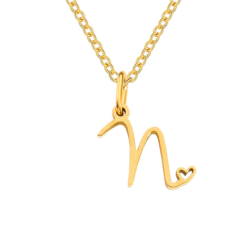 Sienna Initial Letter Necklace Image