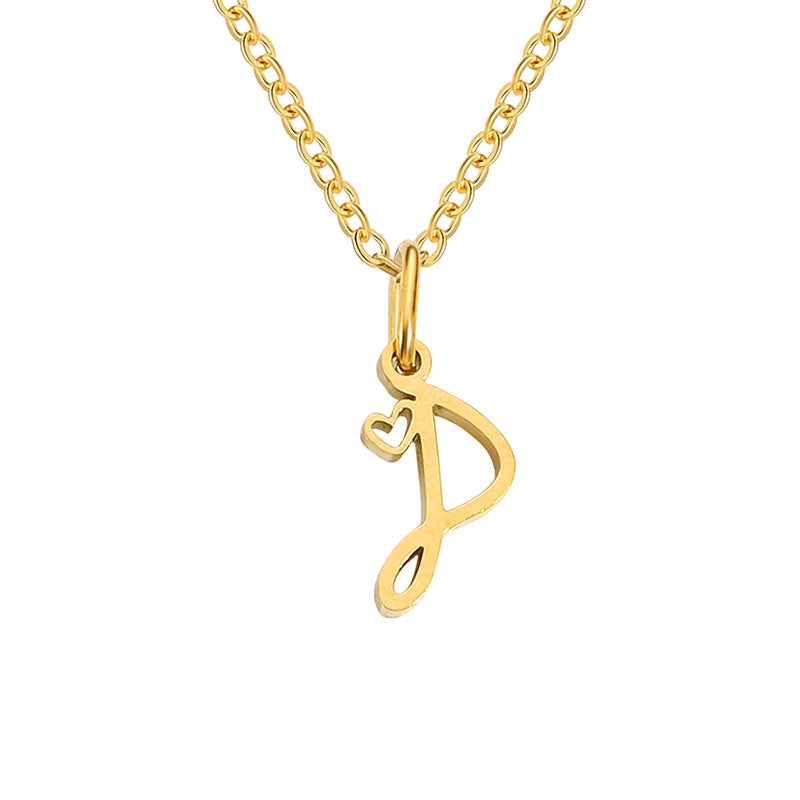 Sienna Initial Letter Necklace Image