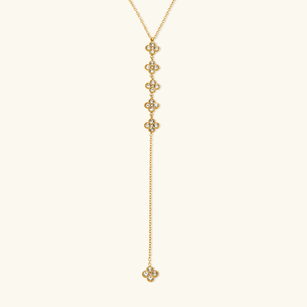Anais Floral Drop Necklace Image