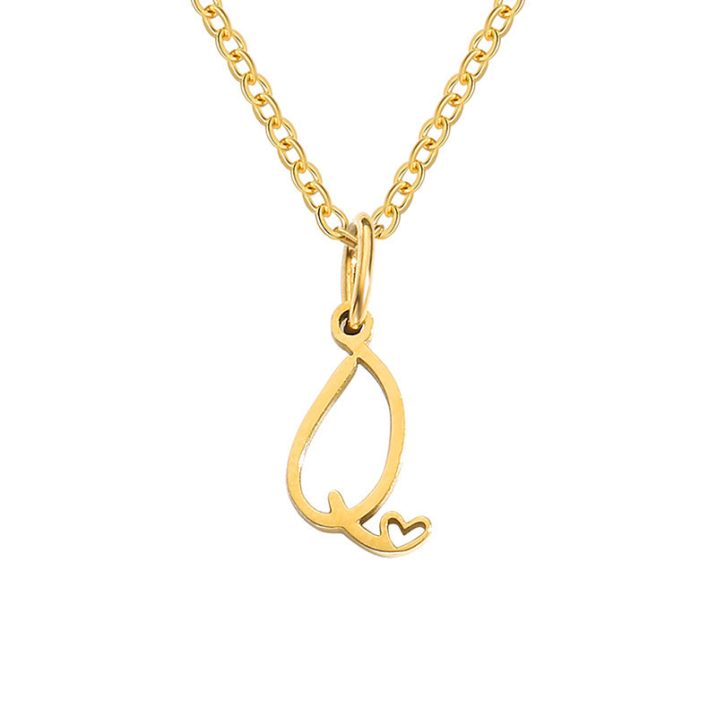 Sienna Initial Letter Necklace Image