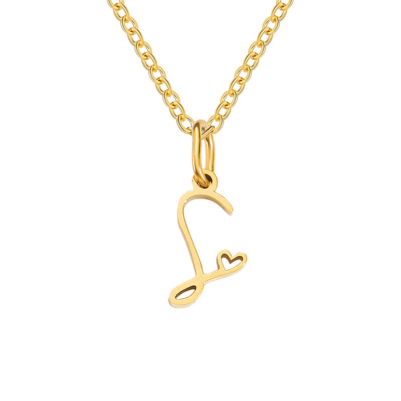 Sienna Initial Letter Necklace Image