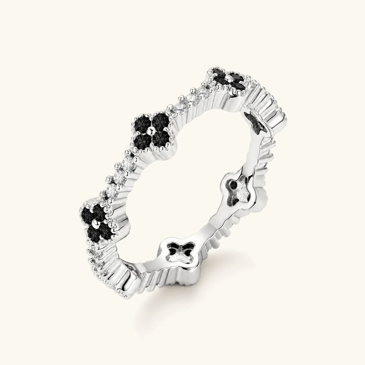 Fern Clover Eternity Ring