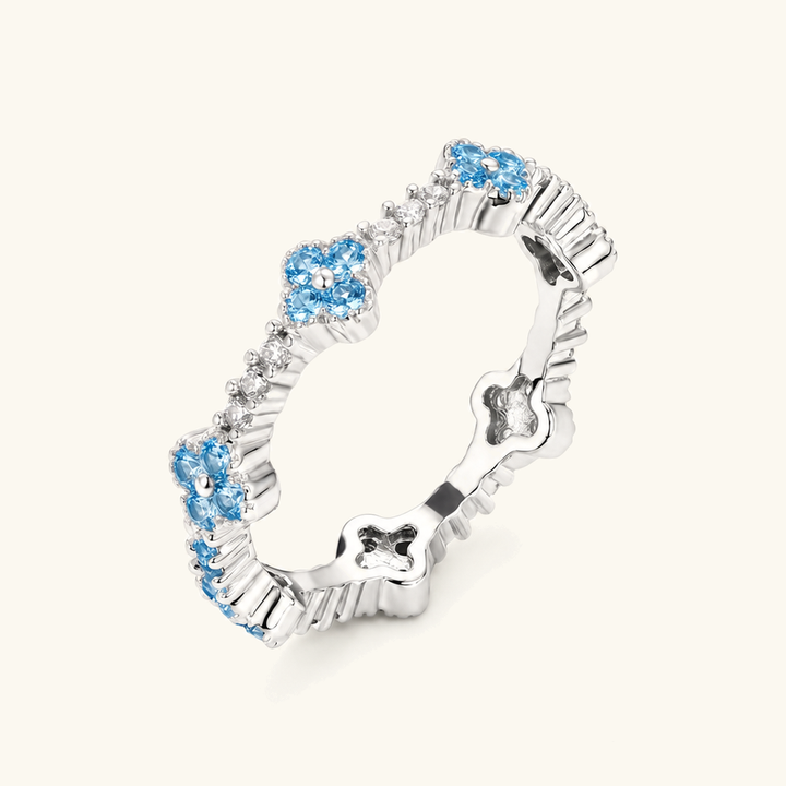 Fern Clover Eternity Ring