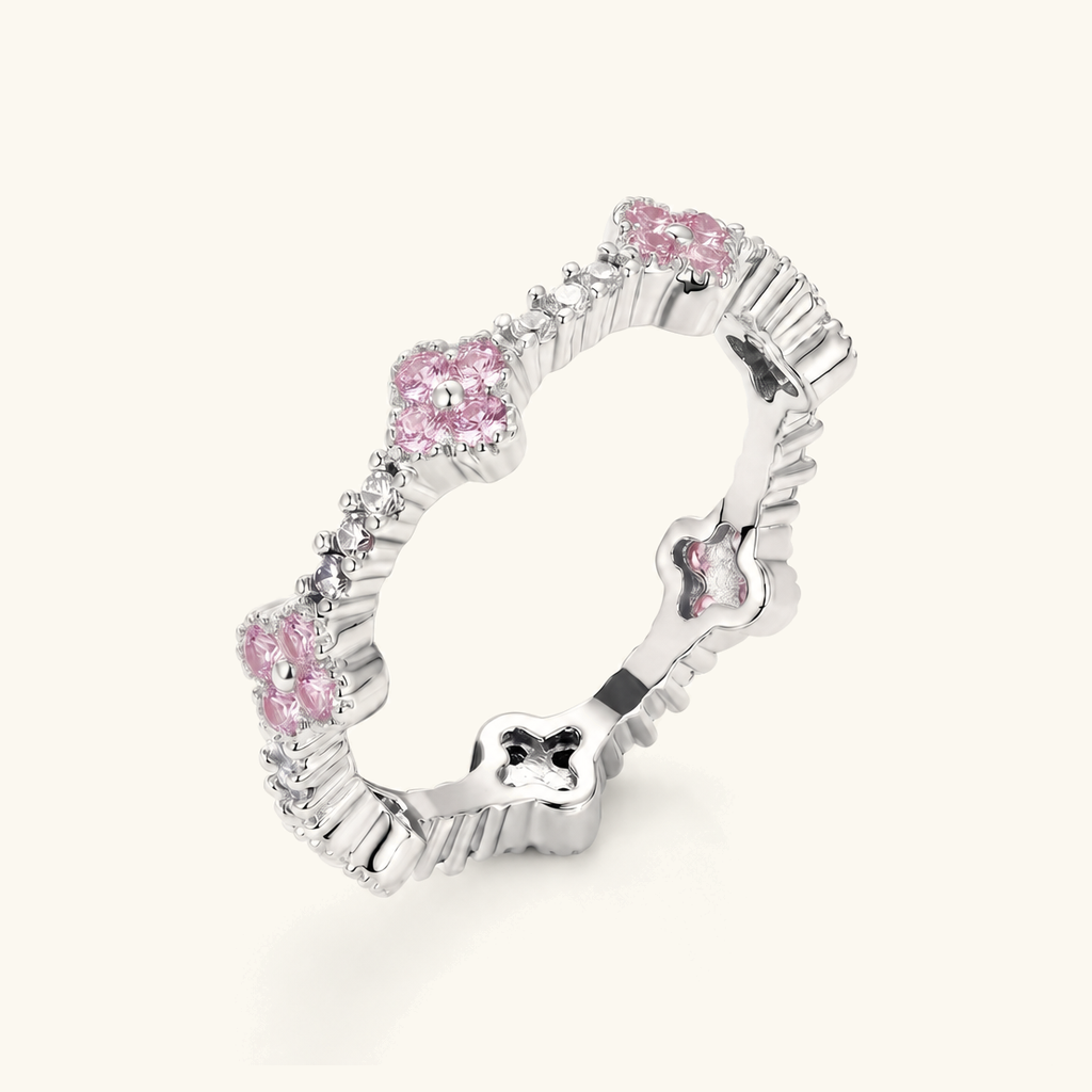 Fern Clover Eternity Ring Image