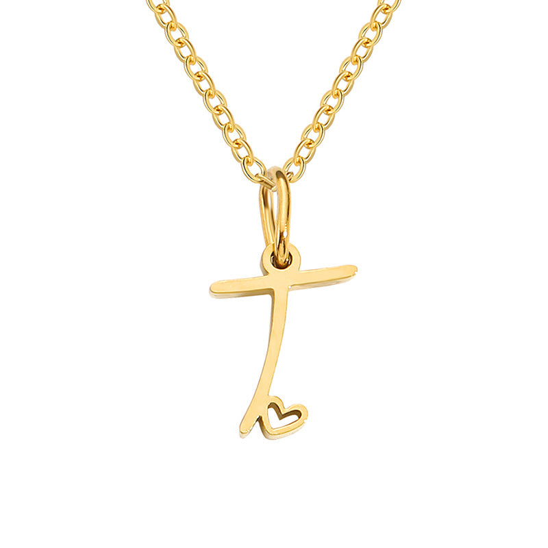 Sienna Initial Letter Necklace Image
