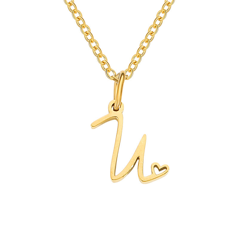 Sienna Initial Letter Necklace Image
