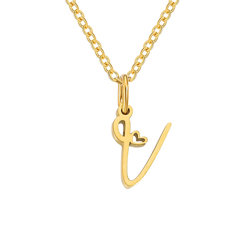Sienna Initial Letter Necklace Image