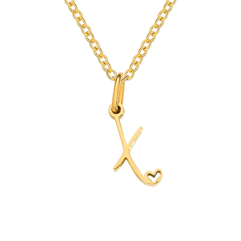 Sienna Initial Letter Necklace Image